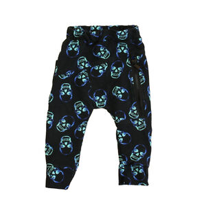 Posh Kiddos Boys Black Skulls Leggings size: 9 Months